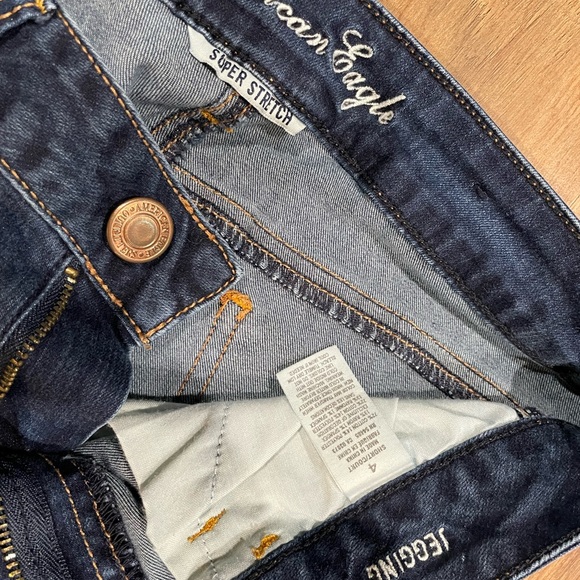 AMERICAN EAGLE WOMENS JEGGING size 4 short - Picture 4 of 6